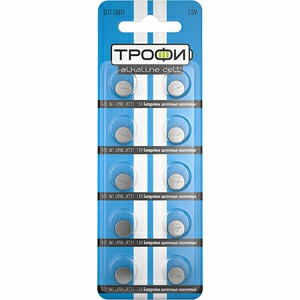 Элемент питания Трофи G11 (361) LR721 ENERGY POWER Button Cell (200/1600/134400)