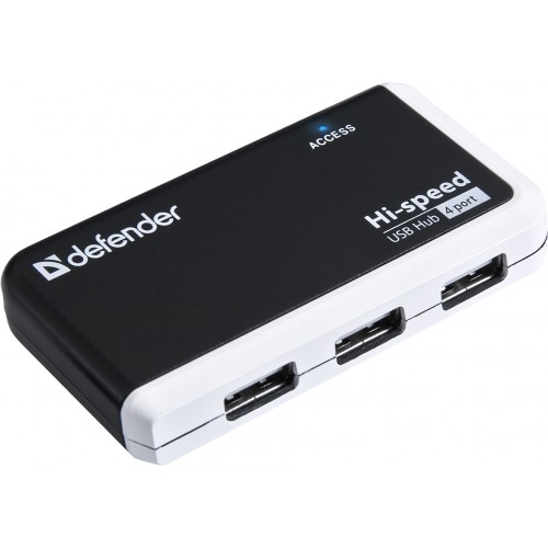 Разветвитель DEFENDER Quadro Infix USB2.0, 4 порта  (1/100)