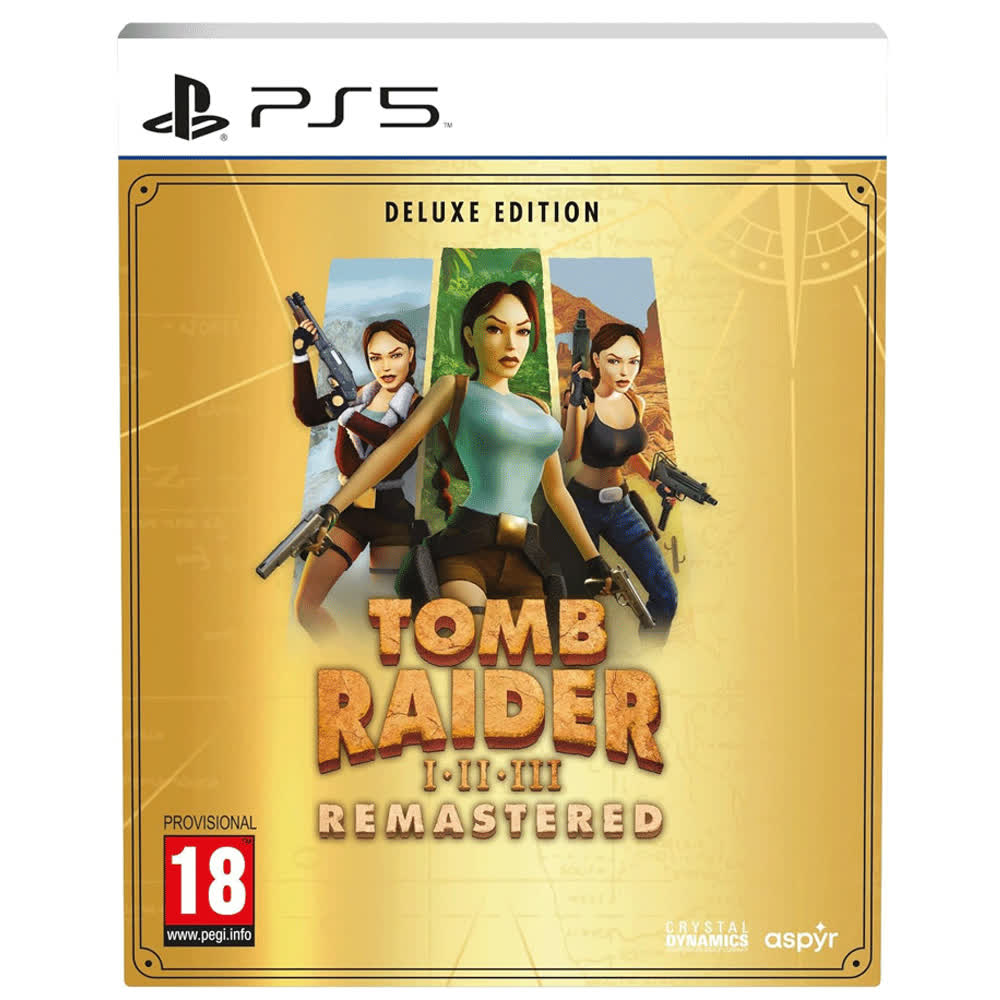 Tomb Raider I-III Remastered Starring Lara Croft - Deluxe Edition [PS5, русская версия]