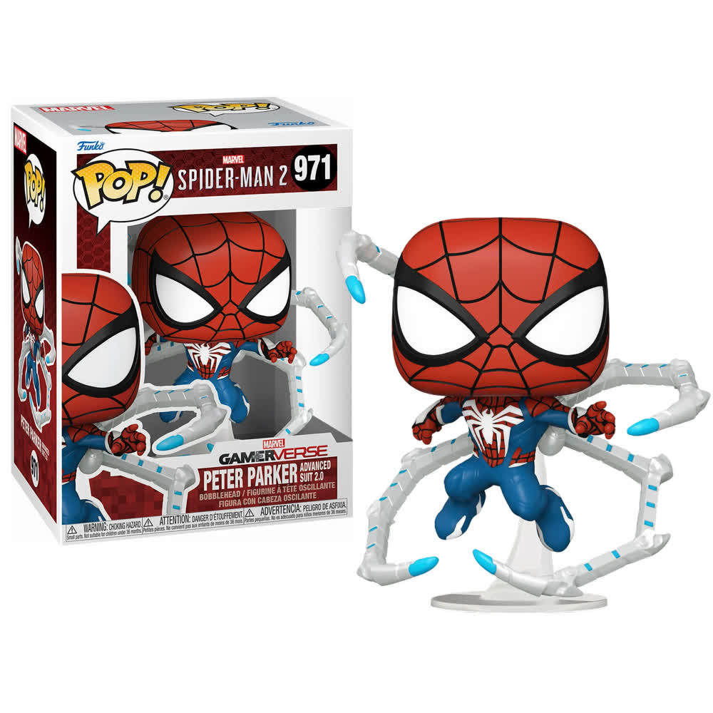 Фигурка Funko Pop! Marvel Gamerverse: Spider-Man 2 - Peter Parker Advanced Suit 2.0 (971)