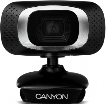 Веб-камера Canyon CNE-CWC3N черный 1Mpix USB2.0 с микрофоном для ноутбука (1/60)