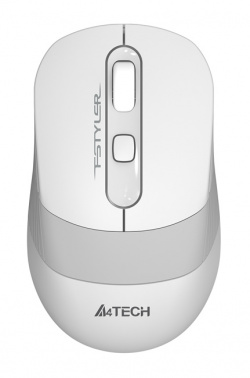 Беспроводная мышь A4TECH Fstyler FG10 (2000dpi) USB (3but), белый/серый (1/60)