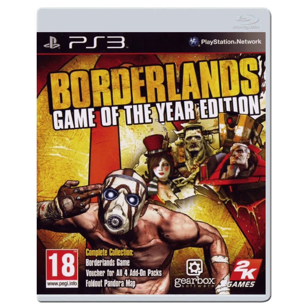Borderlands - Game of the Year Edition [PS3, английская версия]