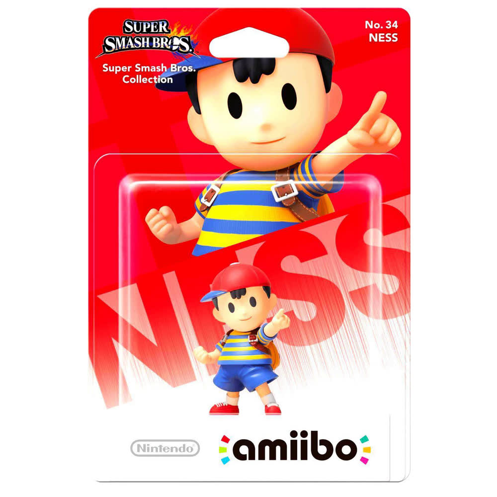 Ness - №34 (Super Smash Bros. коллекция) [Nintendo Amiibo Character]