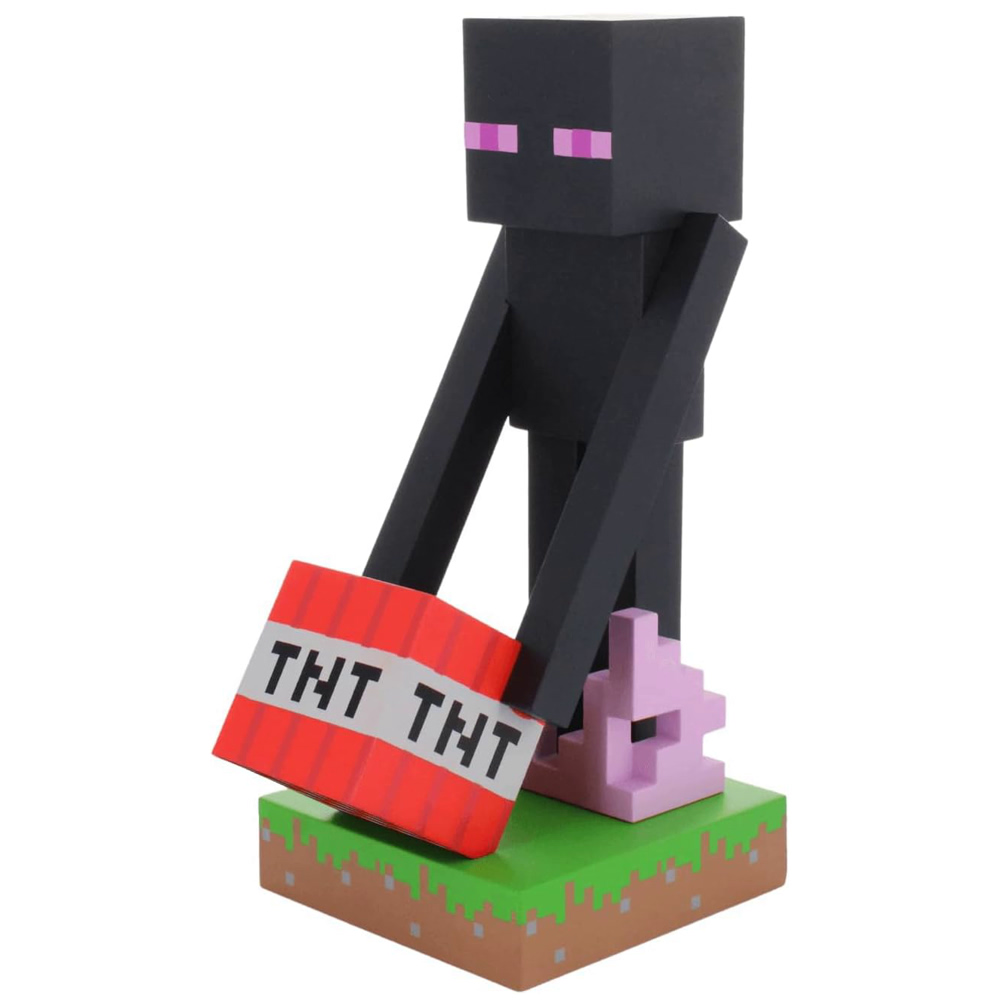 Фигурка-подставка для геймпада/телефона Cable Guys - Minecraft: Enderman