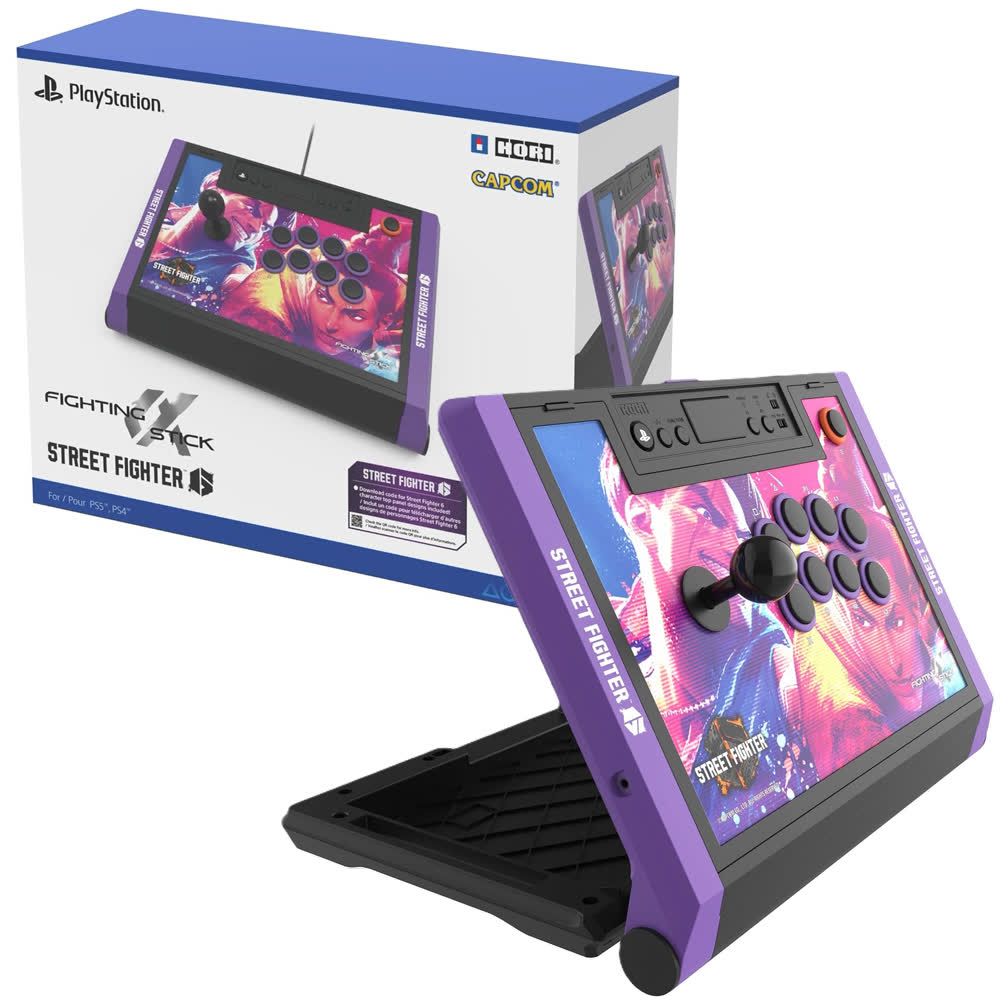 Контроллер PS5/PS4/PC Fighting Stick Alpha - Street Fighter VI - HORI