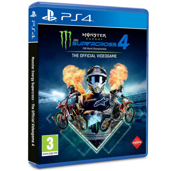 Monster Energy Supercross - The Official Videogame 4 [PS4, английская версия]