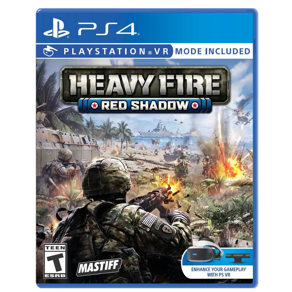 Heavy Fire: Red Shadow (с поддержкой  PS VR) [PS4, английская версия]
