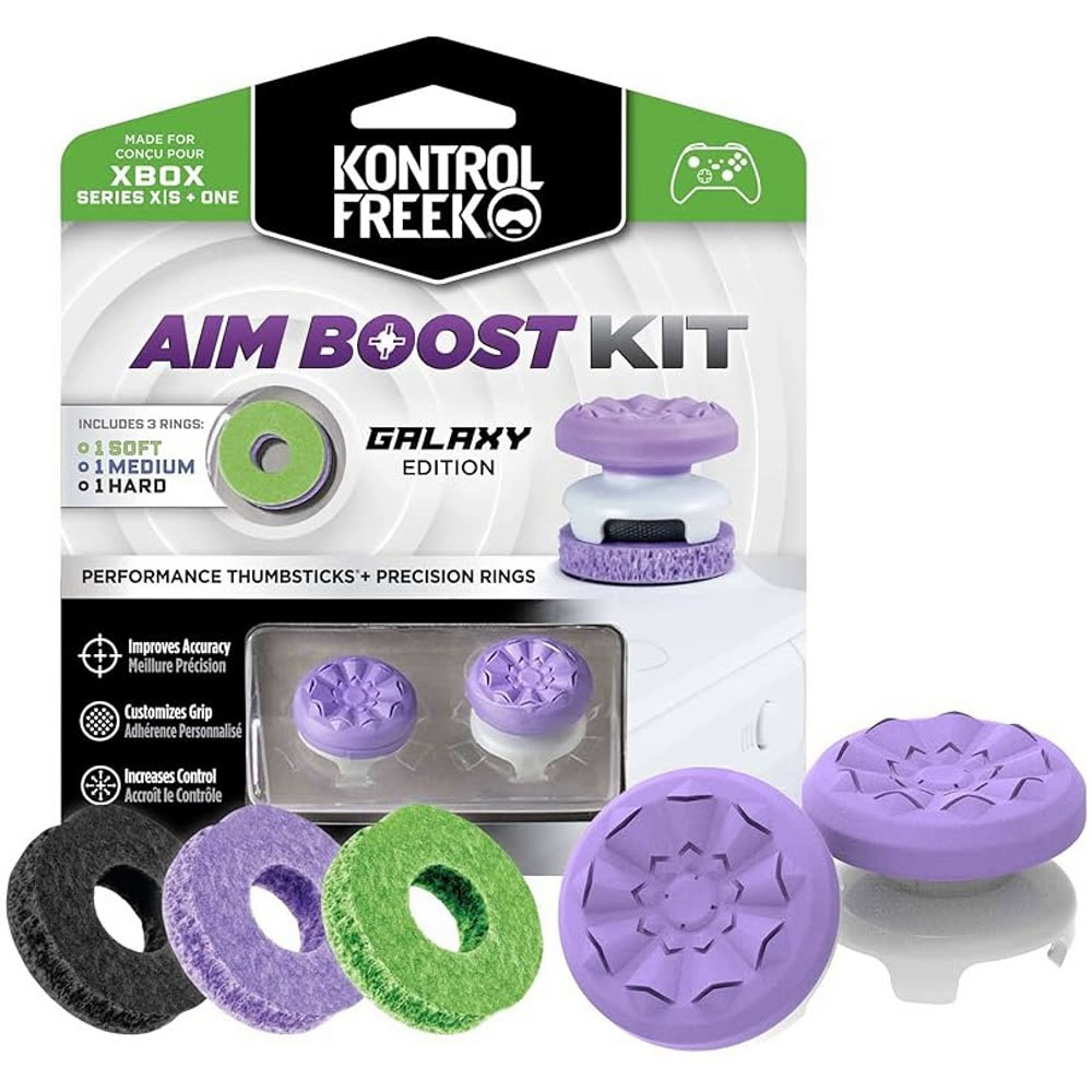 Насадка + прециз. кольца Xbox Series S/X - Xbox One KontrolFreek Aim Boost Kit Galaxy Edition |60