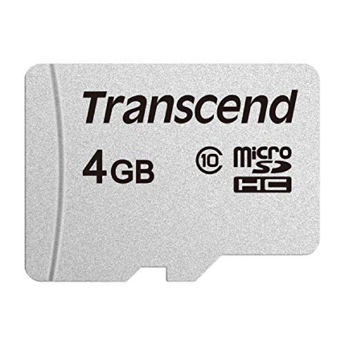 MicroSD  4GB  Transcend 300S Class 10 без адаптера