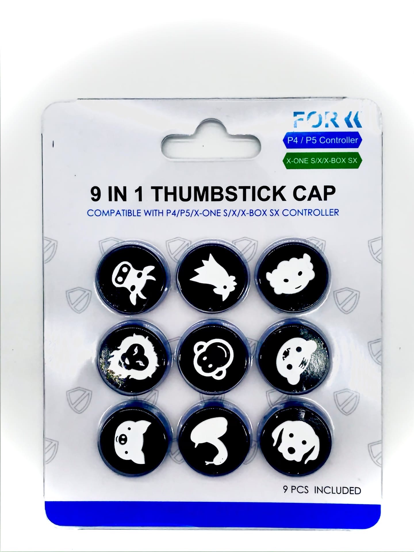 Насадка PS4/ PS5/ X-BOX ONE /XSX Cover for Stick Silicon  9 in 1 P5-011