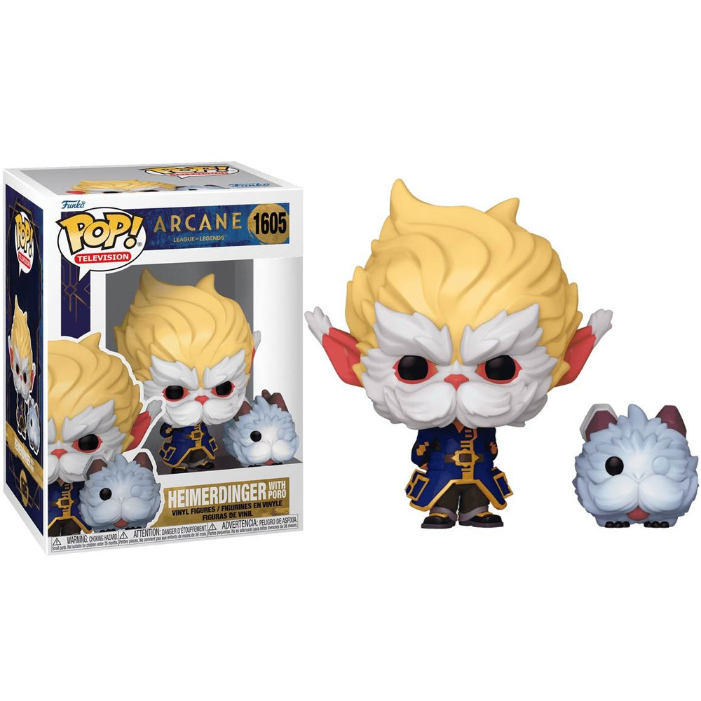 Фигурка Funko POP! Television: Arcane League of Legends - Heimerdinger with Poro (1605)