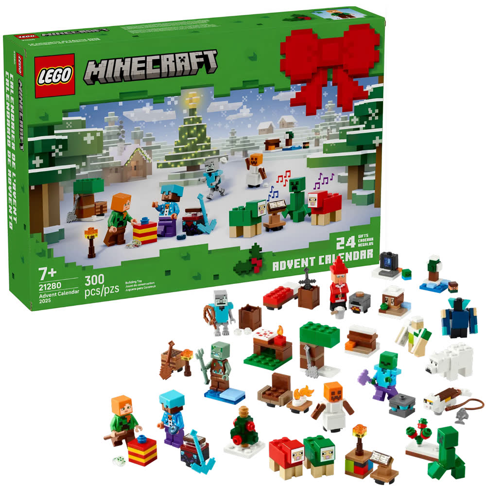 Адвент-календарь LEGO Minecraft 2025 (21280)