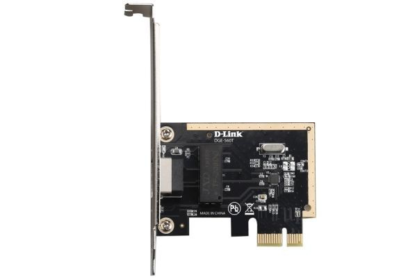 PCI Express адаптер D-LINK DGE-560T/D2A с 1 портом 10/100/1000Base-T