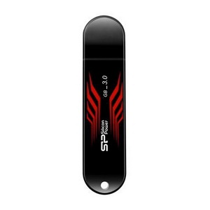 USB 3.0  32GB  Silicon Power  Blaze B10, термочувствительный корпус, черный
