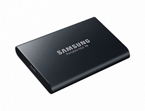 Внешний SSD  Samsung  1 TB  T5, чёрный, 1.8", USB 3.1