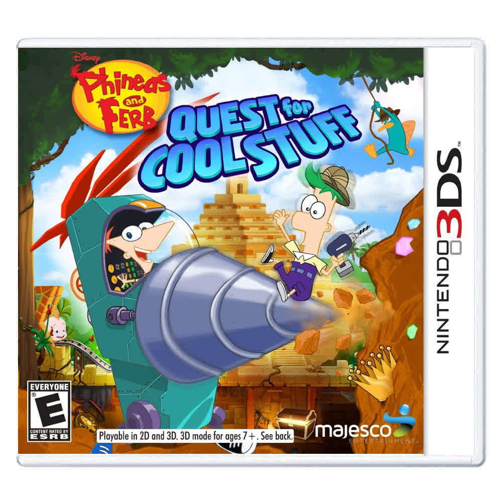 Phineas And Ferb: Quest for Cool Stuff [NTSC] [3DS, английская версия]