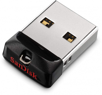 USB  16GB  SanDisk  Cruzer Fit  чёрный (NEW)