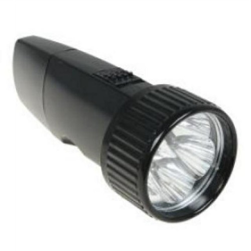 Фонарь SMARTBUY SBF-44-B аккумуляторный, 5 LED, 2 режима, с прямой зарядкой 220В, черный, коробка (1