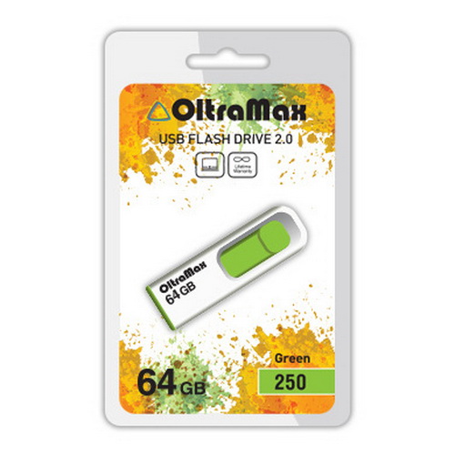 USB  64GB  OltraMax  250  зелёный