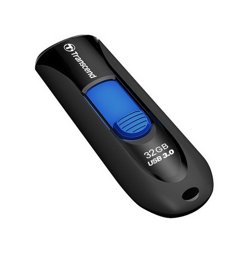 USB 3.0  32GB  Transcend  JetFlash 790  чёрный