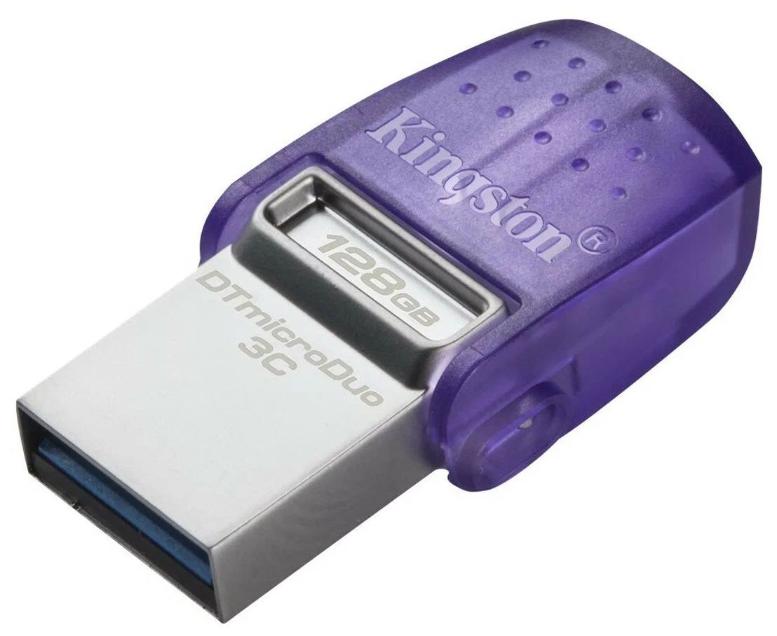 USB 3.2  128GB  Kingston  DataTraveler microDuo 3C  (USB 3.0/3.2 + Type C)
