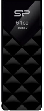 USB 3.2  64GB  Silicon Power  Blaze B03  чёрный