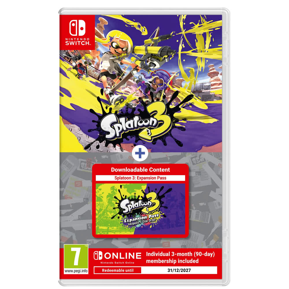 Splatoon 3 + Season Pass + NSO 3-month [Nintendo Switch, русская версия]