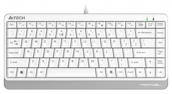 Клавиатура проводная A4Tech Fstyler FKS11 белый/серый USB