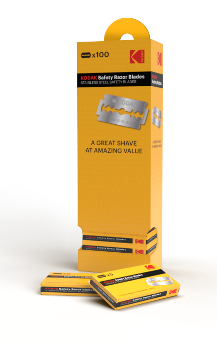 Сменные кассеты для бритья Kodak Double edge blade двухсторонние классические лезвия для Т-образных