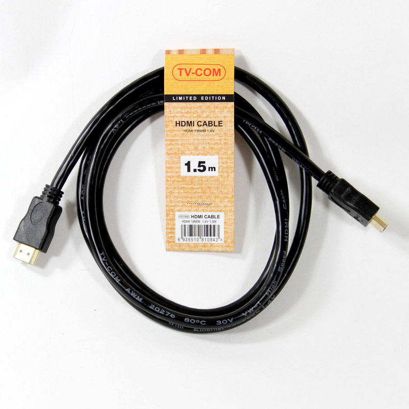 Кабель цифровой HDMI19M to HDMI19M, V1.4+3D, 1.5m TV-COM <CG150S-1.5M> (1/100)