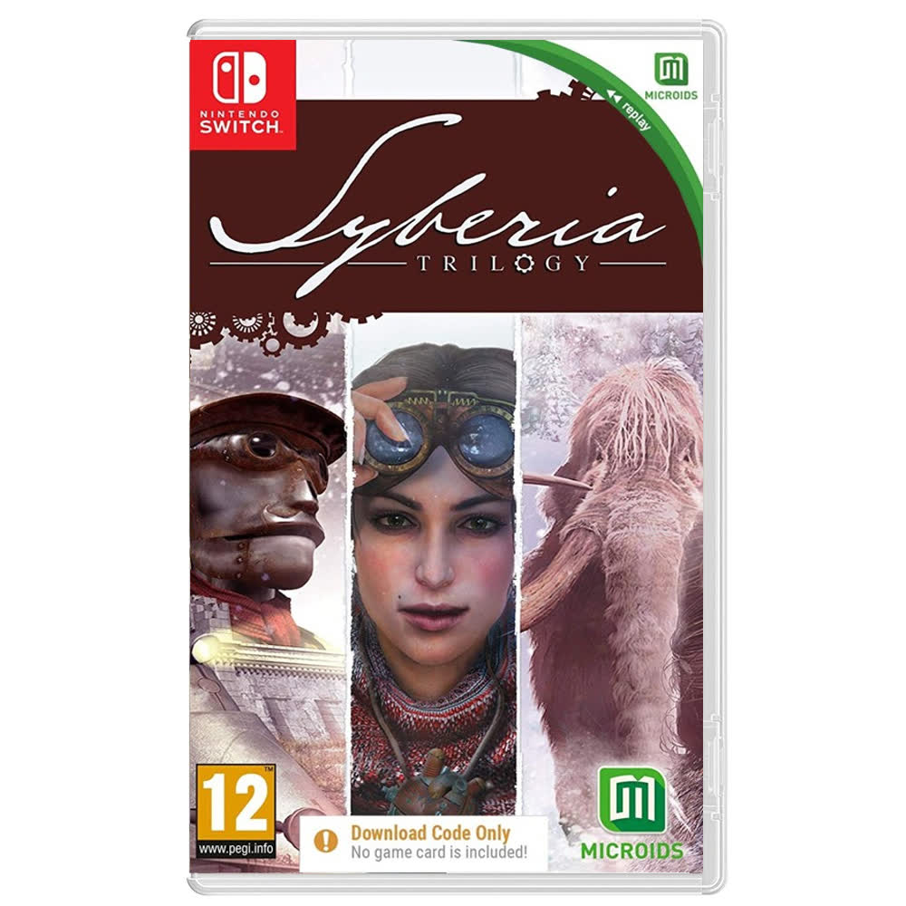 Syberia Trilogy (Code in box) [Nintendo Switch, русская версия]