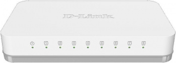 Коммутатор D-LINK DGS-1008A/F1A неуправляемый с 8 портами 10/100/1000 Base-T и функцией энергосбереж