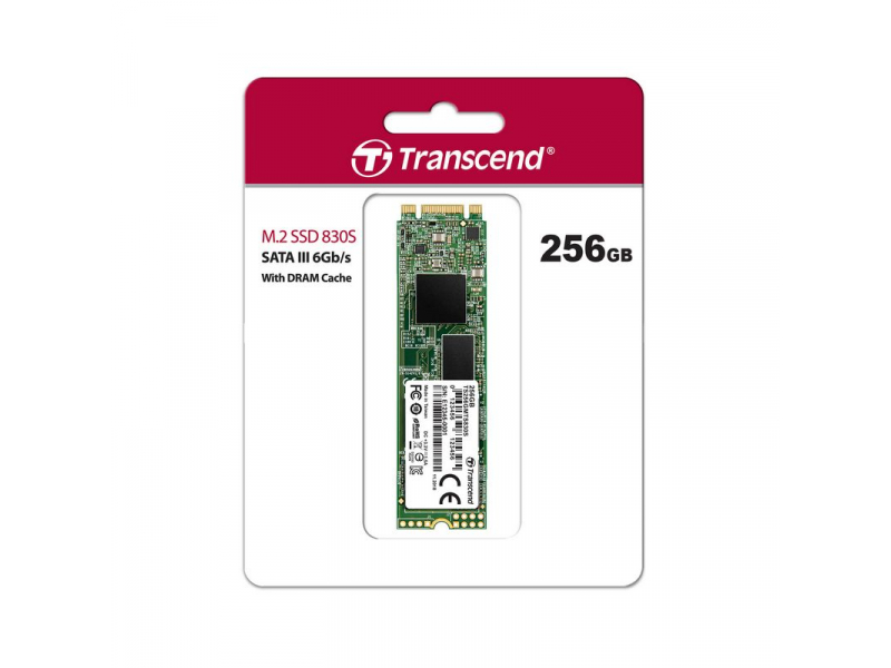 Внутренний SSD  Transcend  256GB  830S, SATA-III R/W - 560/520 MB/s, (M.2), 2280, 3D NAND